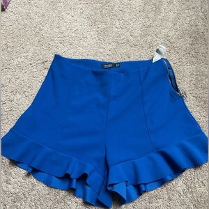 Blue Ruffle Shorts from Spain